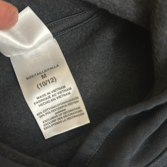 🌺🌺 NWOT ADIDAS SWEATER WITH HOODIE SIZE M (10/12) - Picture 4 of 5